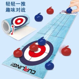 【采風戶外】桌上卷式旱地冰壺保齡球